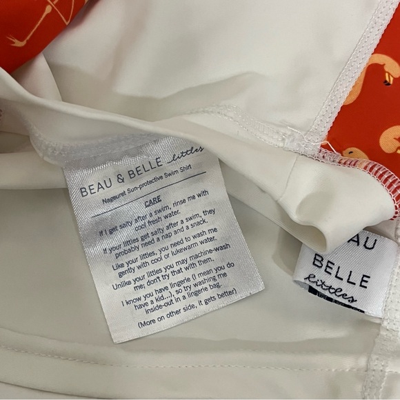 Beau & Belle Littles Swim Diaper and Rashguard Set Size 12 Months - Picture 11 of 11